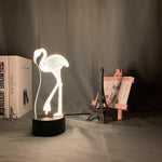 Flamingo Nightlight iLightBox 3D™ Lamp - iLightBox 3D®