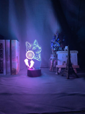 Dreamcatcher Wolf Nightlight iLightBox 3D™ Lamp - iLightBox 3D®