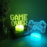 Game Over Nightlight iLightBox 3D™ Lamp - iLightBox 3D®