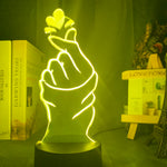 Hearts Snap Nightlight iLightBox 3D™ Lamp