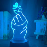 Hearts Snap Nightlight iLightBox 3D™ Lamp - iLightBox 3D®