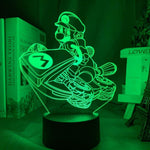 Mario Car Racing Nightlight iLightBox 3D™  Lamp - iLightBox 3D®