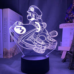 Mario Car Racing Nightlight iLightBox 3D™  Lamp - iLightBox 3D®