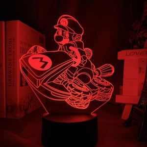 Mario Car Racing Nightlight iLightBox 3D™  Lamp - iLightBox 3D®