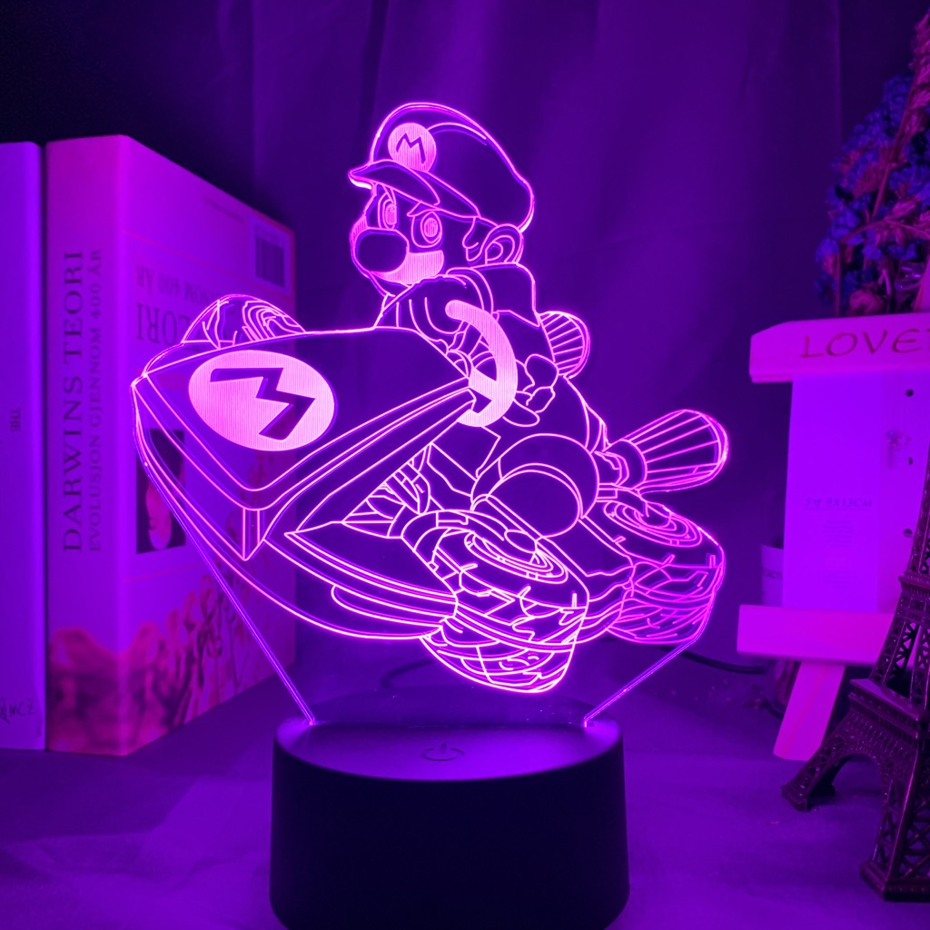 Mario Car Racing Nightlight iLightBox 3D™  Lamp