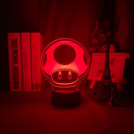 Super Smash Bros: Toad Nightlight iLightBox 3D™  Lamp