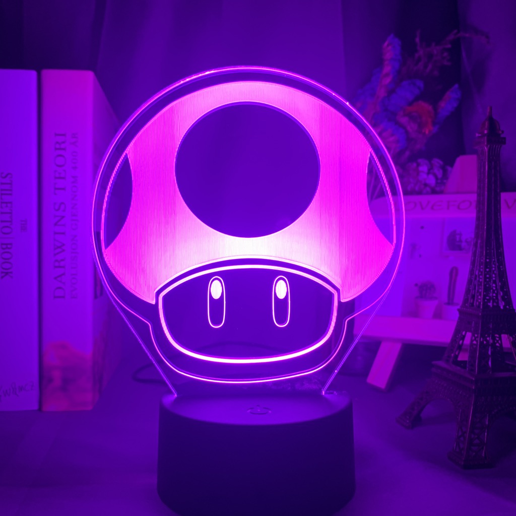 Super Smash Bros: Toad Nightlight iLightBox 3D™  Lamp