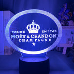 Moet & Chandon Nightlight iLightBox 3D™ Lamp