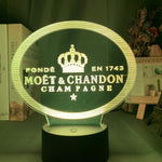 Moet & Chandon Nightlight iLightBox 3D™ Lamp