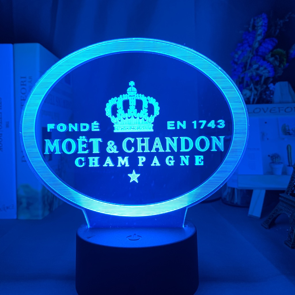 Moet & Chandon Nightlight iLightBox 3D™ Lamp