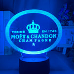 Moet & Chandon Nightlight iLightBox 3D™ Lamp