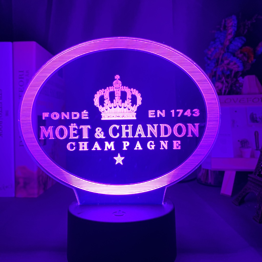 Moet & Chandon Nightlight iLightBox 3D™ Lamp