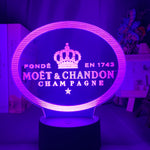 Moet & Chandon Nightlight iLightBox 3D™ Lamp