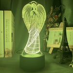 Angel's Figure Nightlight iLightBox 3D™ Lamp - iLightBox 3D®