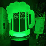 Beer Glass Nightlight iLightBox 3D™ Lamp - iLightBox 3D®