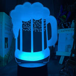 Beer Glass Nightlight iLightBox 3D™ Lamp - iLightBox 3D®