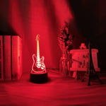 Guitar Nightlight iLightBox 3D™ Lamp - iLightBox 3D®