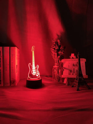 Guitar Nightlight iLightBox 3D™ Lamp - iLightBox 3D®