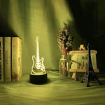 Guitar Nightlight iLightBox 3D™ Lamp - iLightBox 3D®