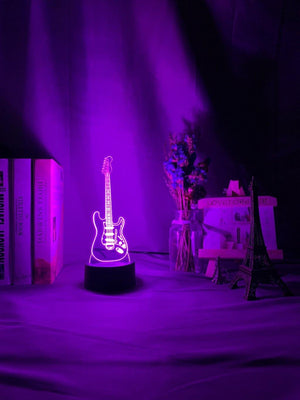 Guitar Nightlight iLightBox 3D™ Lamp - iLightBox 3D®