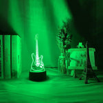Guitar Nightlight iLightBox 3D™ Lamp - iLightBox 3D®